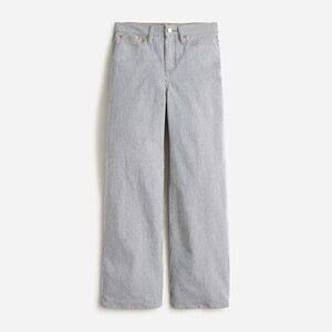 J. Crew Slim Wide Leg Stripe Jean